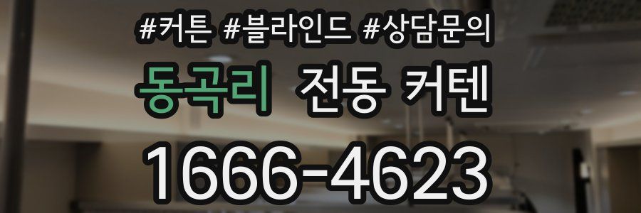 동곡리 전동 커텐