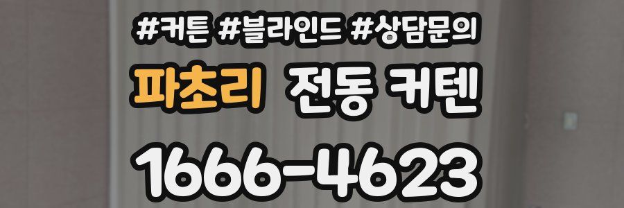 파초리 전동 커텐