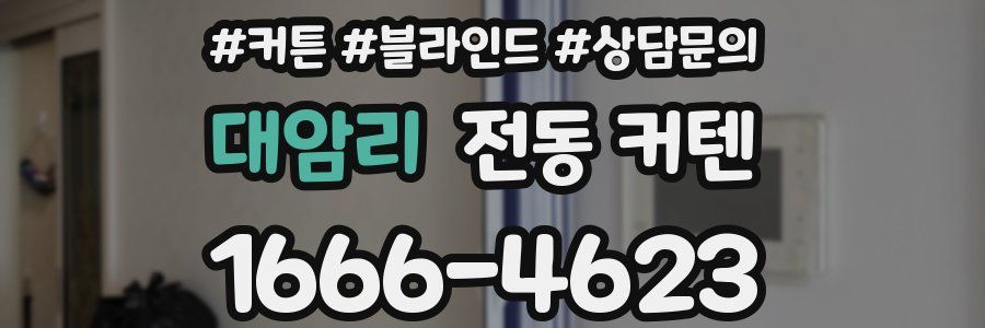 대암리 전동 커텐