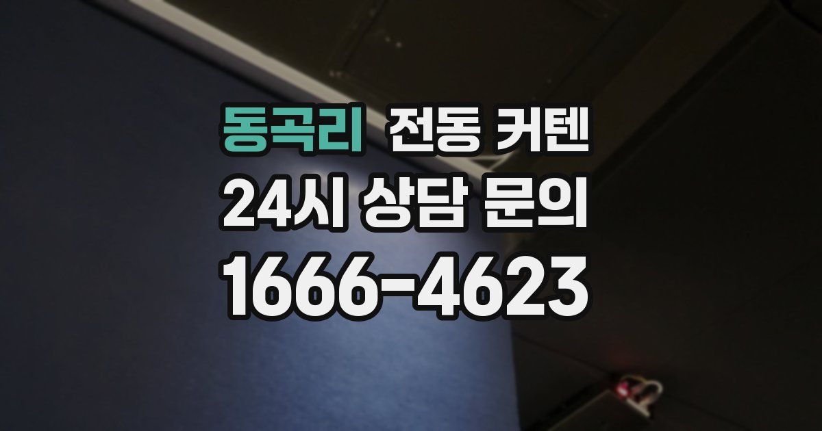 동곡리 전동 커텐
