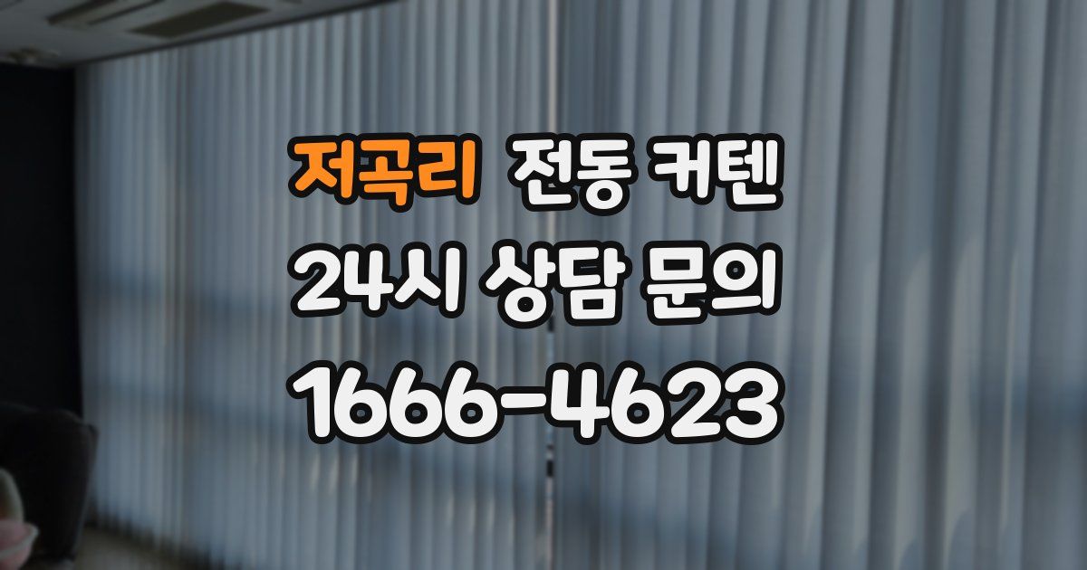 저곡리 전동 커텐