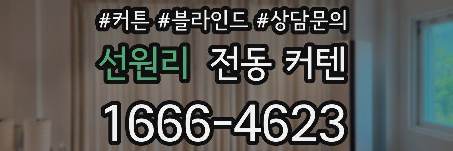 선원리 전동 커텐