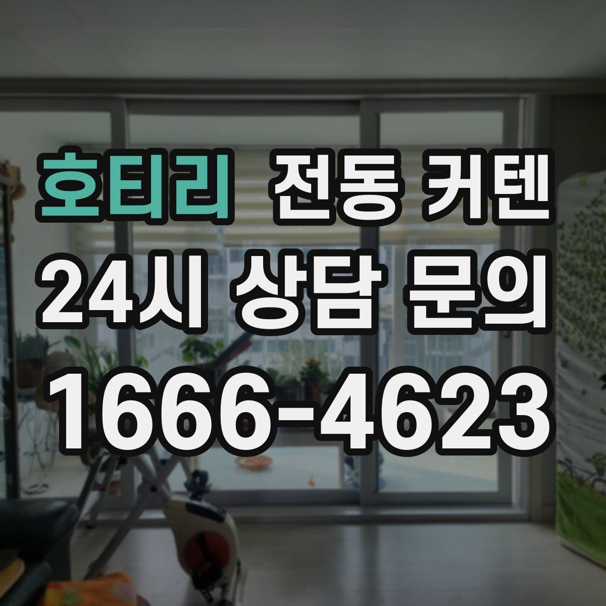 호티리 전동 커텐
