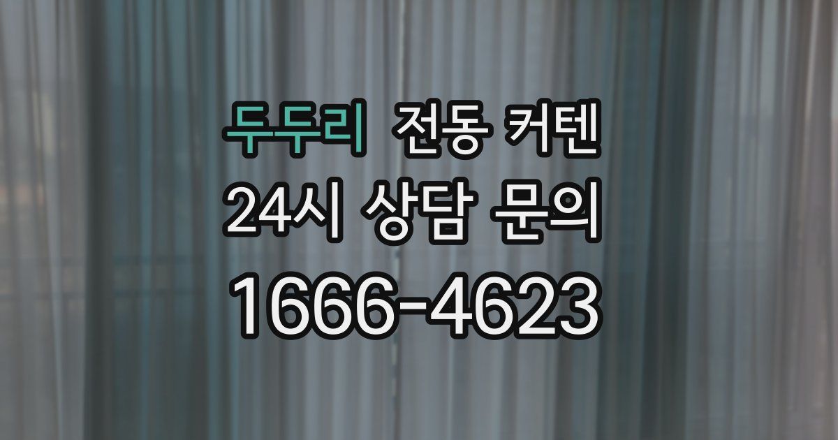 두두리 전동 커텐