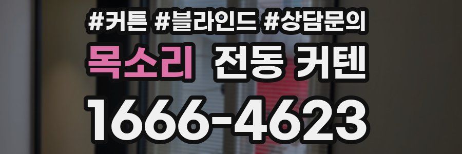 목소리 전동 커텐
