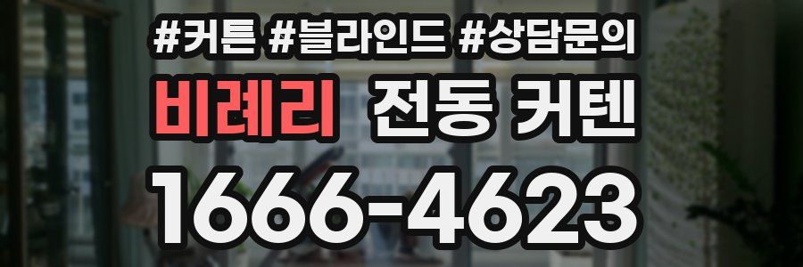 비례리 전동 커텐