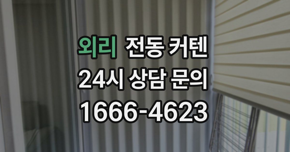 외리 전동 커텐
