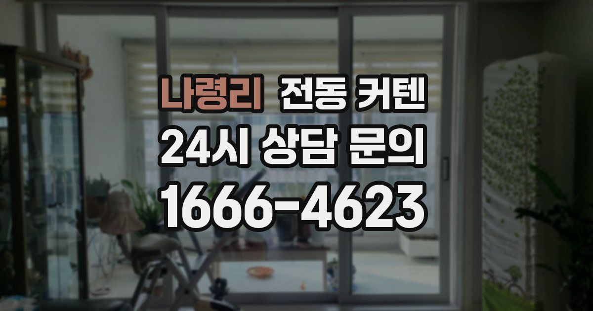 나령리 전동 커텐