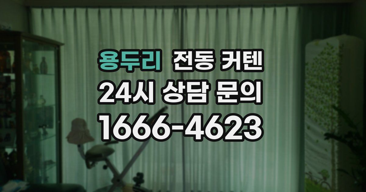 용두리 전동 커텐
