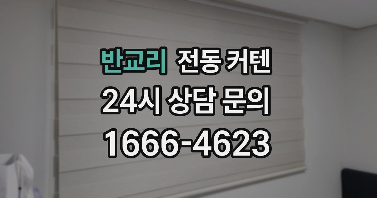 반교리 전동 커텐