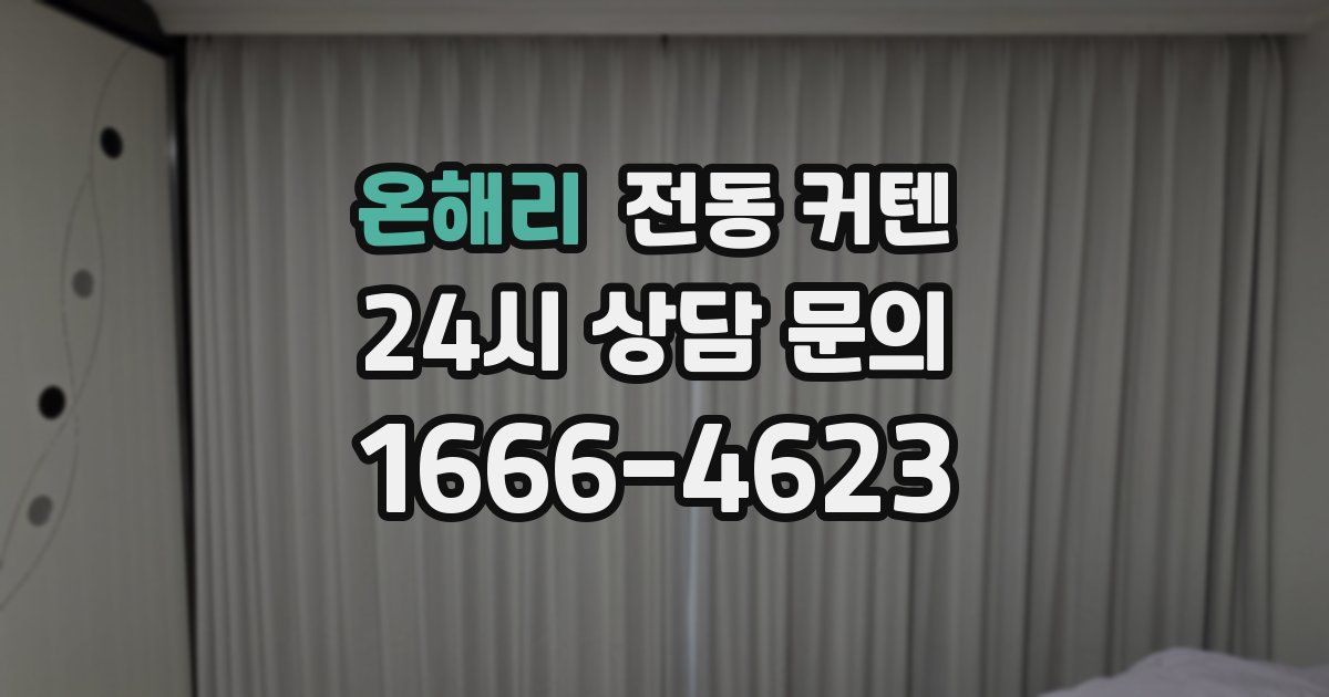 온해리 전동 커텐