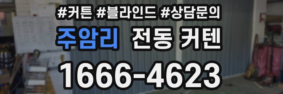주암리 전동 커텐