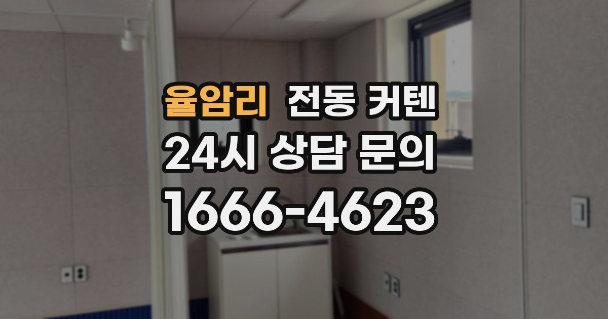율암리 전동 커텐