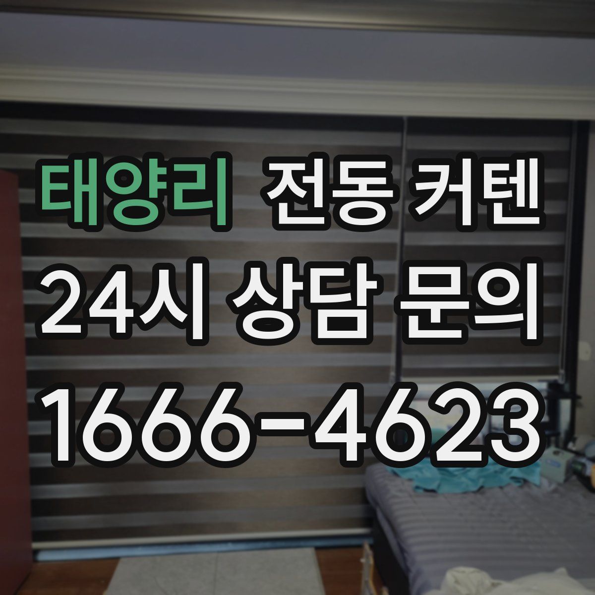 태양리 전동 커텐