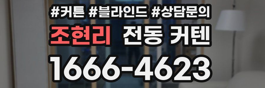 조현리 전동 커텐