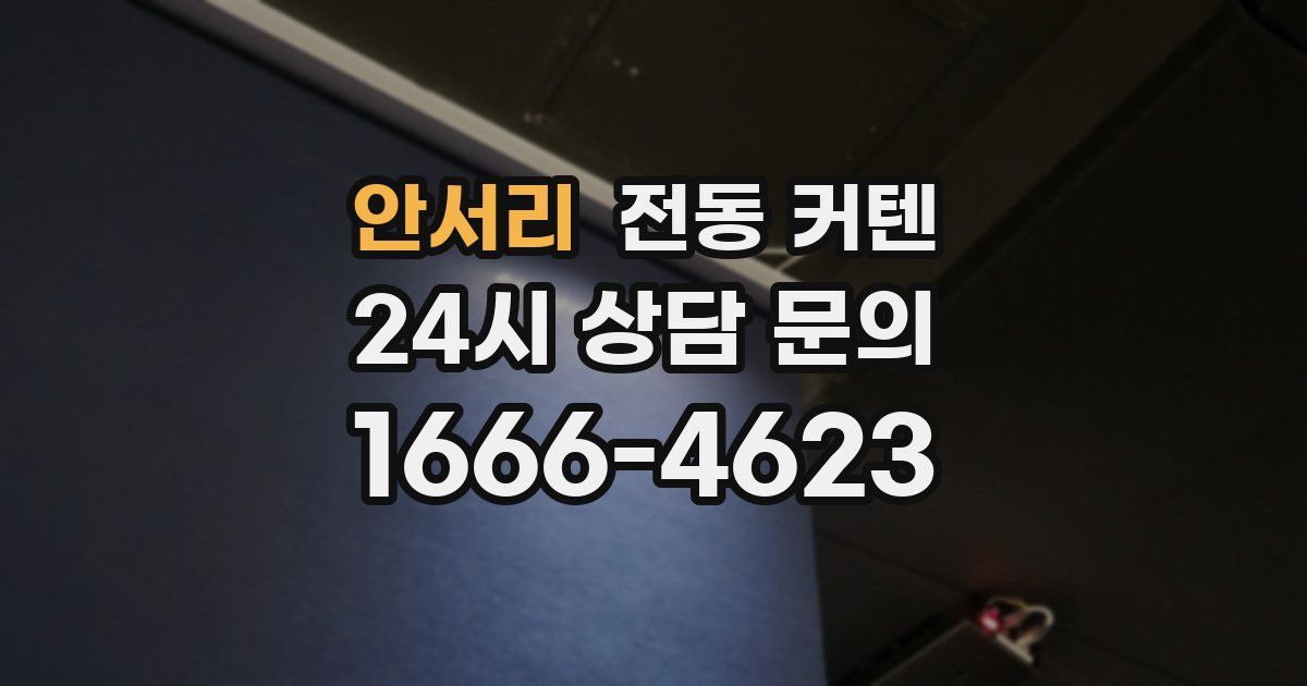 안서리 전동 커텐