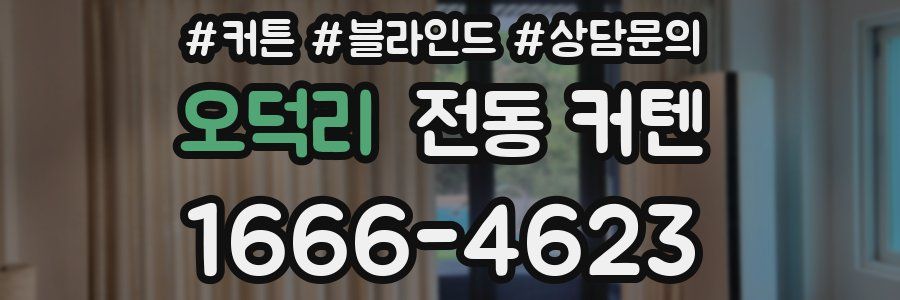 오덕리 전동 커텐