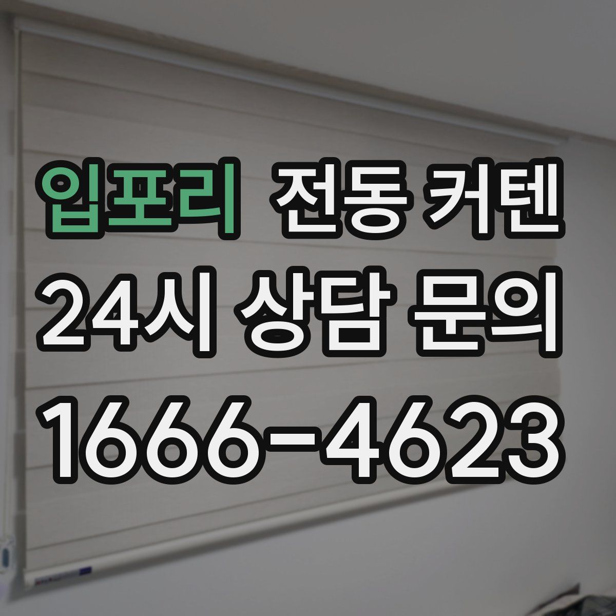 입포리 전동 커텐