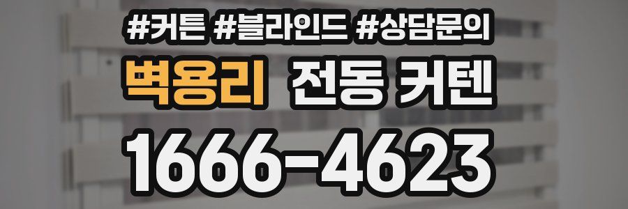 벽용리 전동 커텐