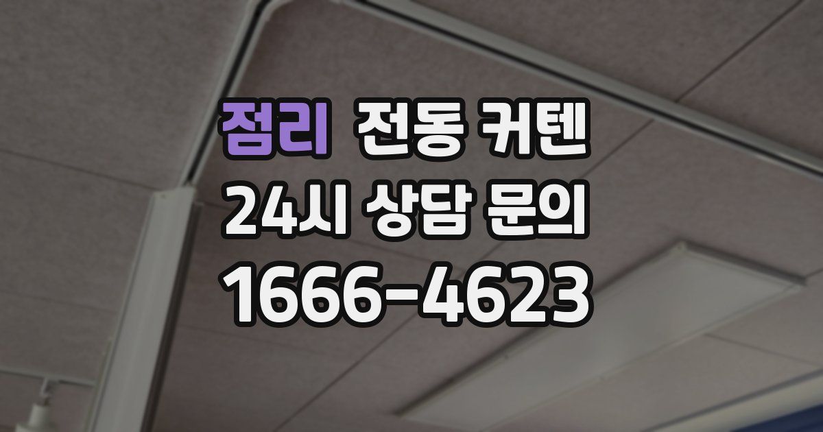 점리 전동 커텐