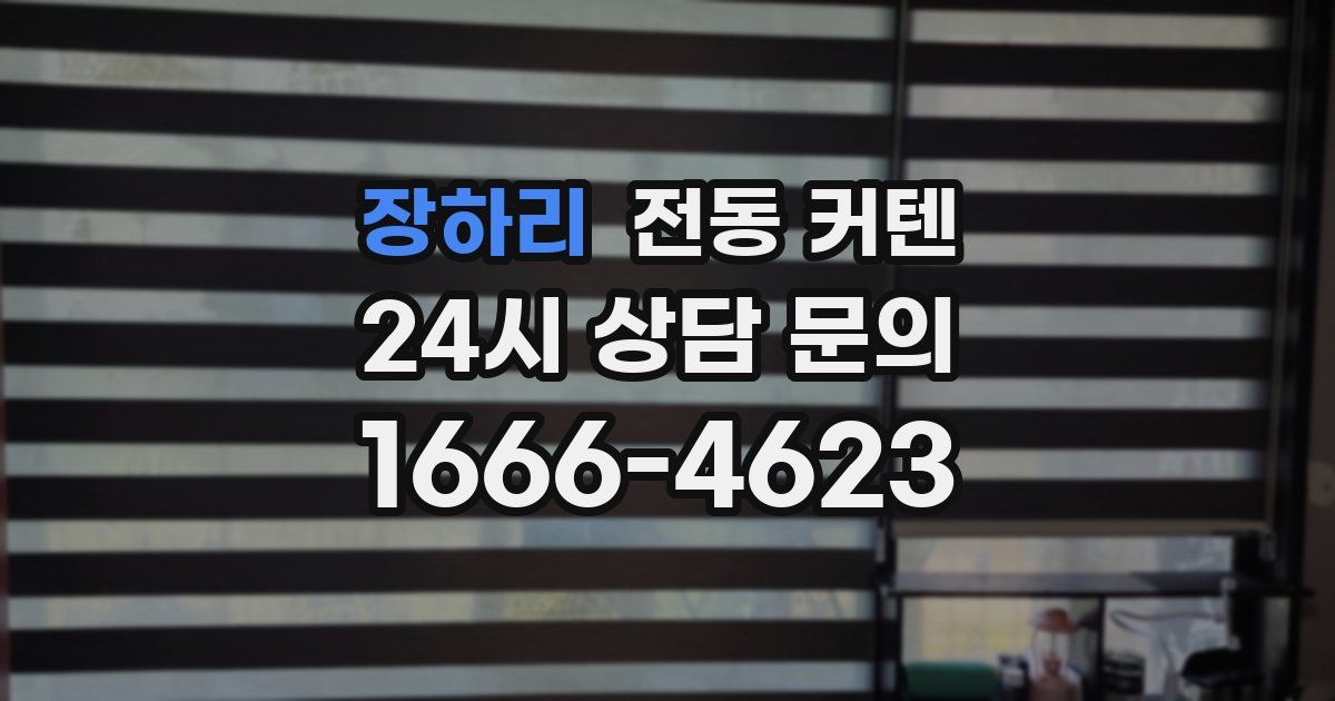 장하리 전동 커텐
