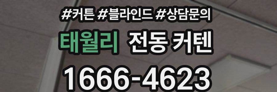 태월리 전동 커텐
