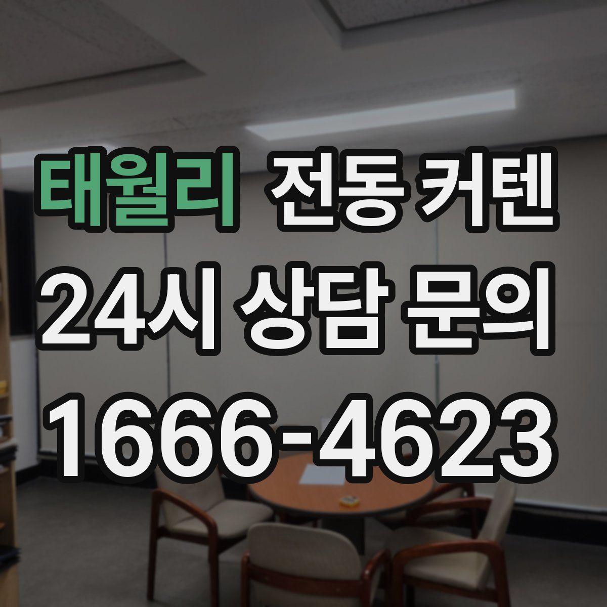 태월리 전동 커텐