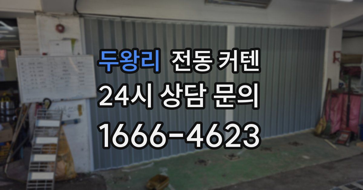 두왕리 전동 커텐