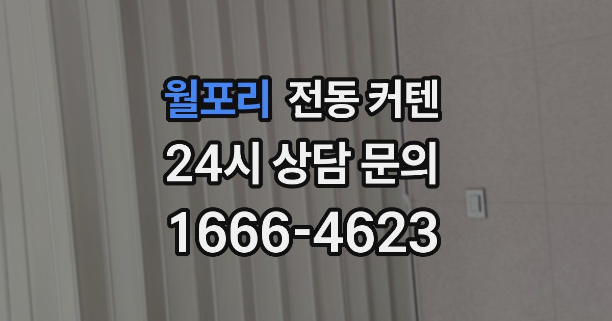 월포리 전동 커텐