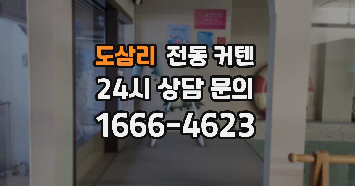 도삼리 전동 커텐
