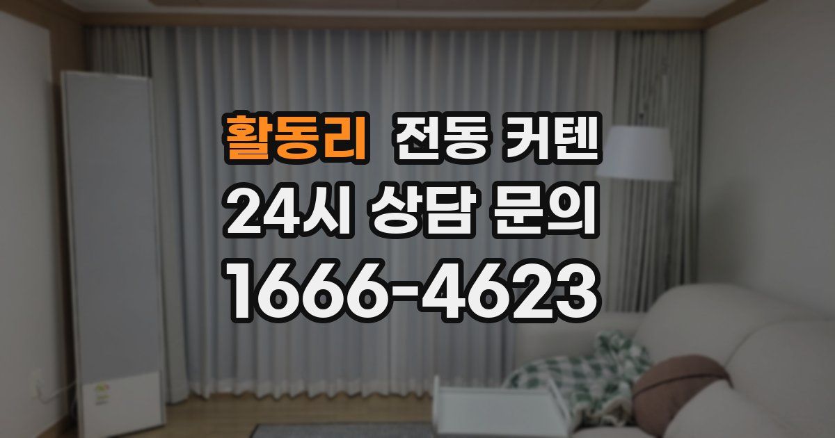 활동리 전동 커텐