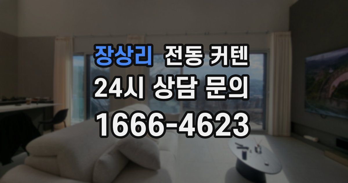 장상리 전동 커텐