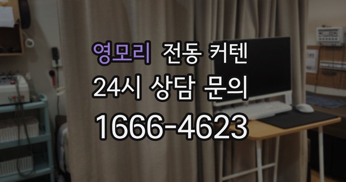 영모리 전동 커텐