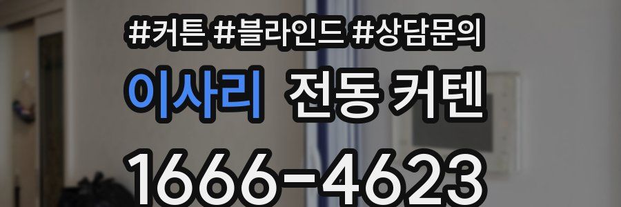 이사리 전동 커텐