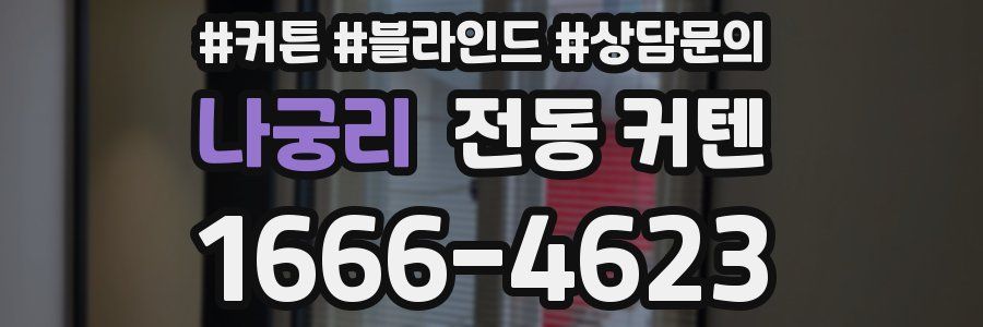 나궁리 전동 커텐