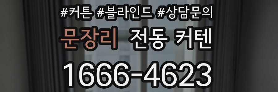 문장리 전동 커텐