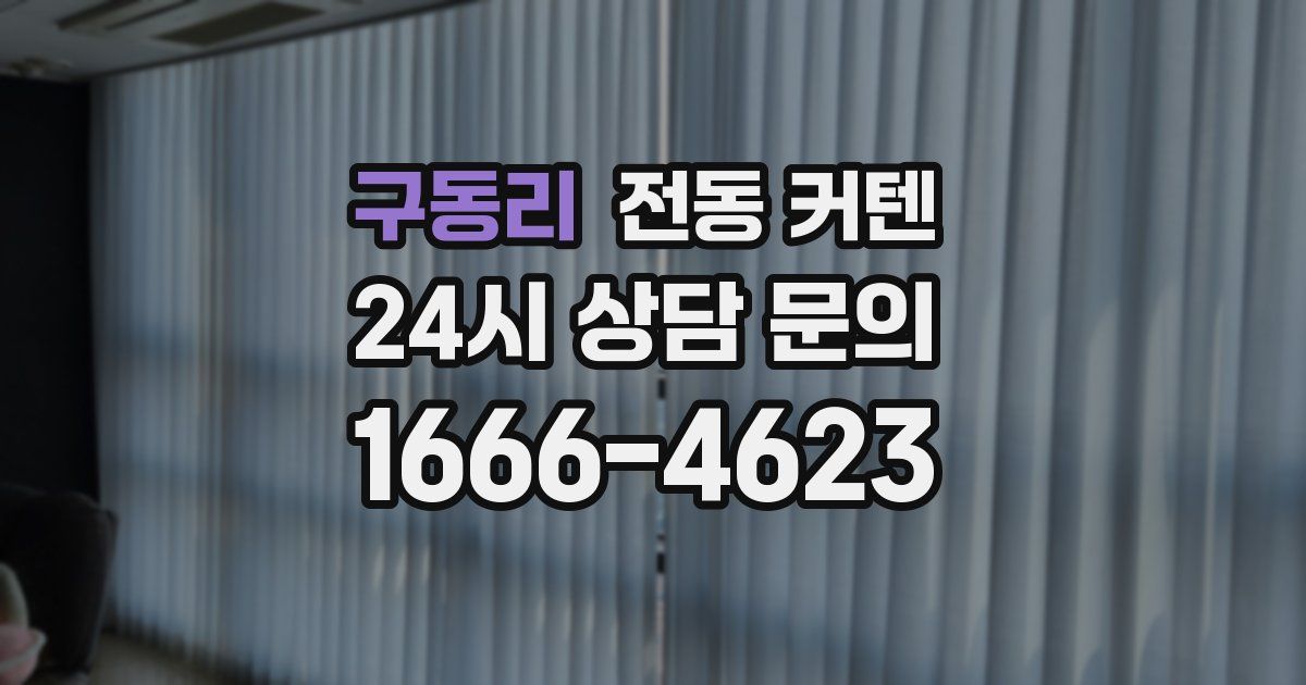 구동리 전동 커텐