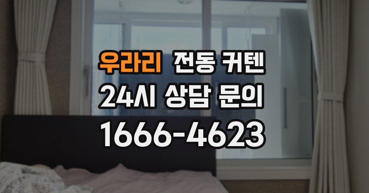 우라리 전동 커텐