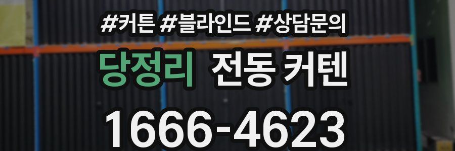 당정리 전동 커텐