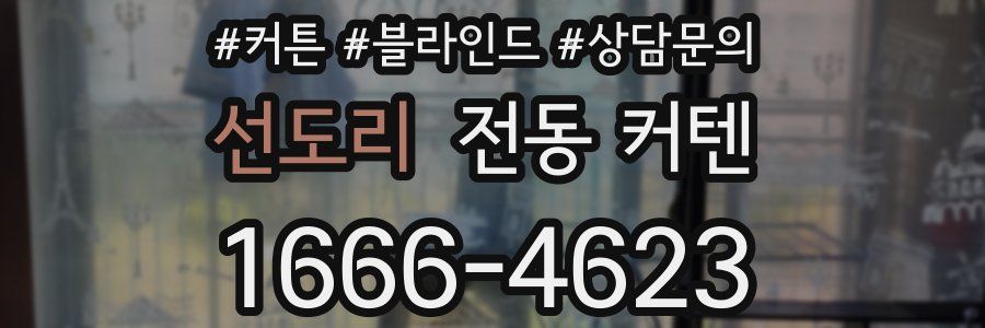 선도리 전동 커텐