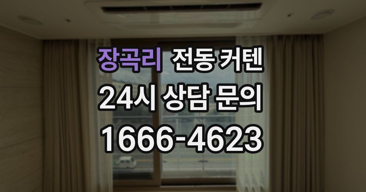 장곡리 전동 커텐