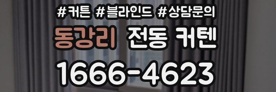 동강리 전동 커텐
