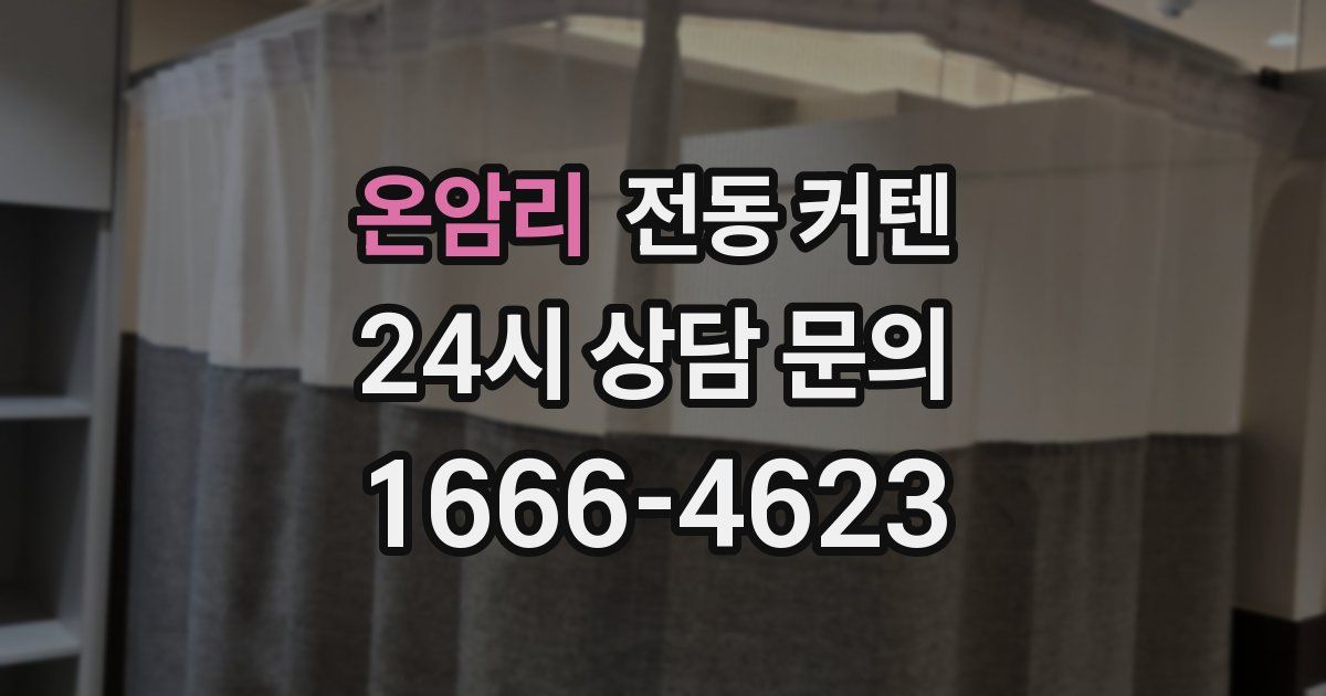 온암리 전동 커텐