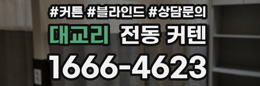 대교리 전동 커텐