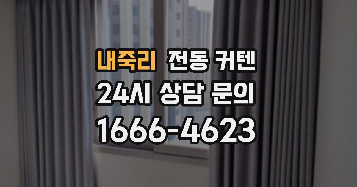 내죽리 전동 커텐