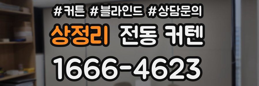 상정리 전동 커텐