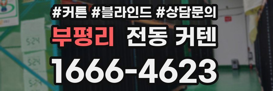 부평리 전동 커텐