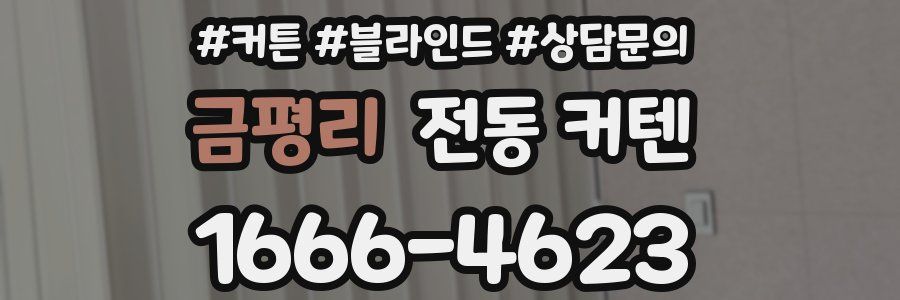 금평리 전동 커텐