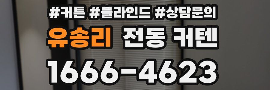 유송리 전동 커텐