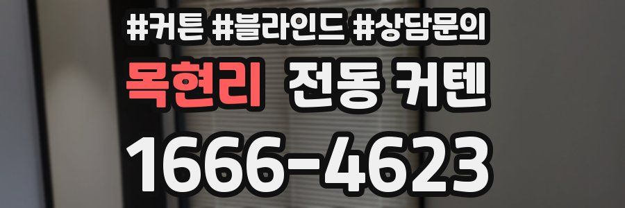 목현리 전동 커텐